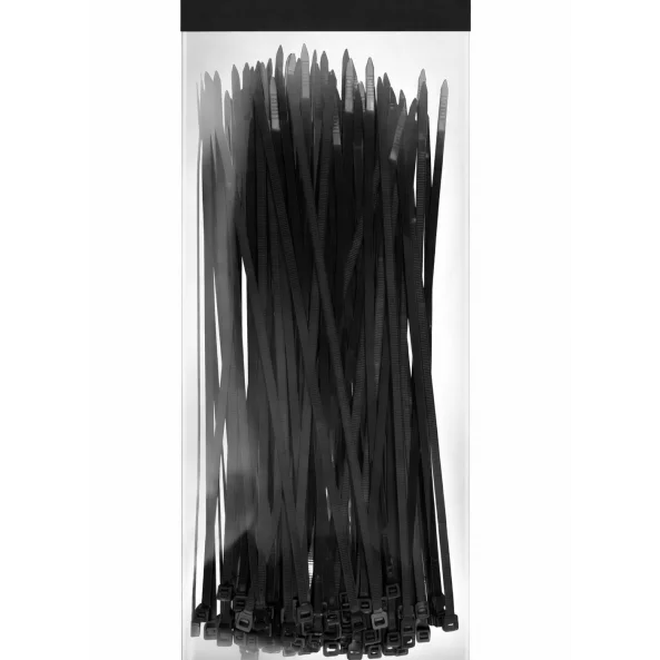 COLIER NYLON NEGRU ELVON 370x3,5mm Pret/Set/100Buc