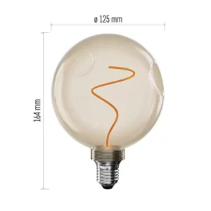 BEC LED DECO CG125A "BURGEON" 4,5W 240LM E27 1800K EMOS Z50B11