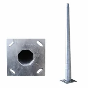 STALP METALIC 4M OTEL GALVANIZAT CU FLANSA M12 120/200 T3MM