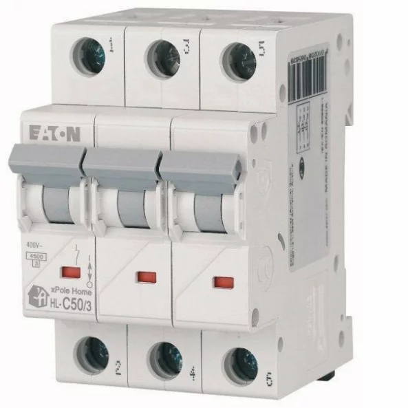 INTRERUPATOR AUTOMAT MCB XPOLE HOME 3P C 50A