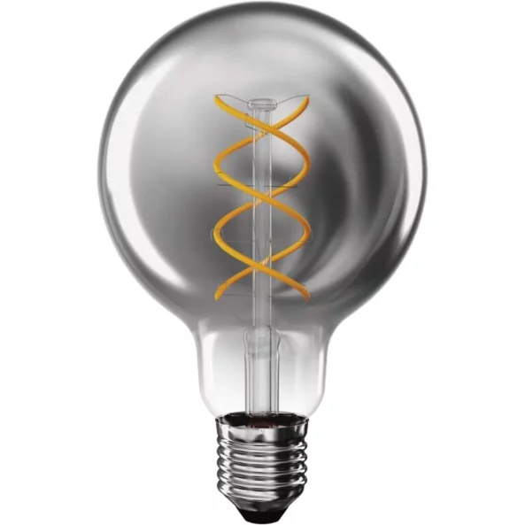 BEC LED DECO G95 SMOKED 4,5W 180LM E27 1800K EMOS Z52311