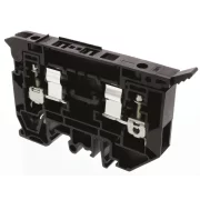 TERMINAL CU SIGURANTA 5X20 CONEXIUNE CU SURUB NEGRU 4MM? 10A 500V 2 CONEXIUNI 1 NIVEL TS 35 TS 32