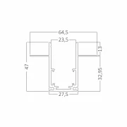 SINA MAGNETIC PENTRU RIGIPS 1M/BUC NEGRU BR-BY41-00111