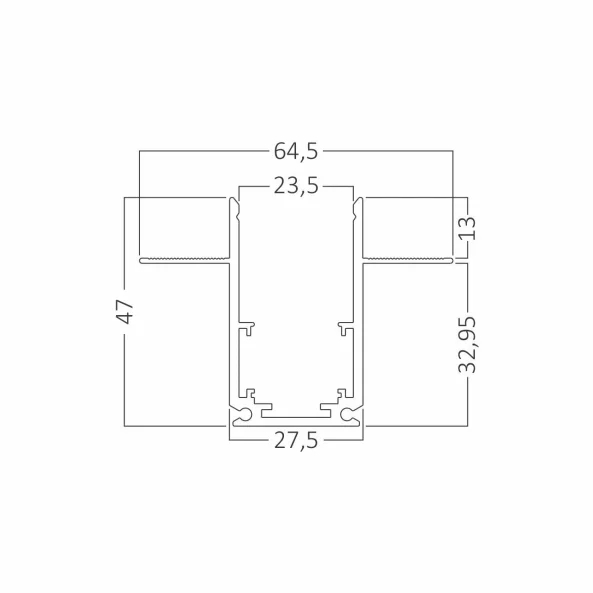 SINA MAGNETIC PENTRU RIGIPS 1M/BUC NEGRU BR-BY41-00111