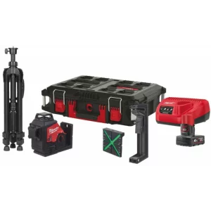 NIVELA LASER 3 PLANURI + ACCESSORY KIT IN2 4933499379 MILWAUKEE