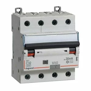 LEGRAND 411189 DISJUNCTOR DX3 4P C32 6000A AC 30MA 4M