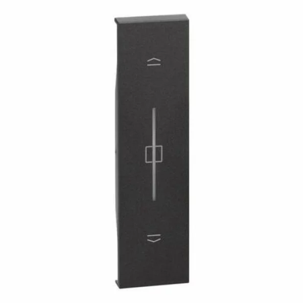 Placa intrerupator jaluzele 1 modul negru, KG32, Living Now Legrand
