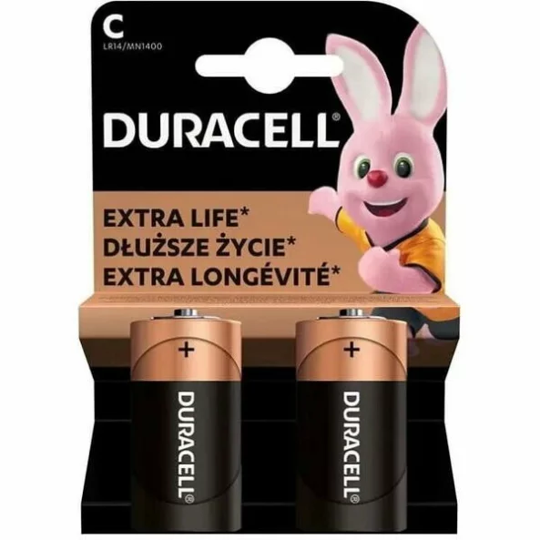 DURACELL BATERIE ALCALINA C R14 2BUC/BLISTER