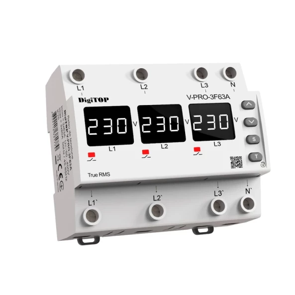 RELEU PROTECTIE TENSIUNE SI CURENT TRIFAZAT