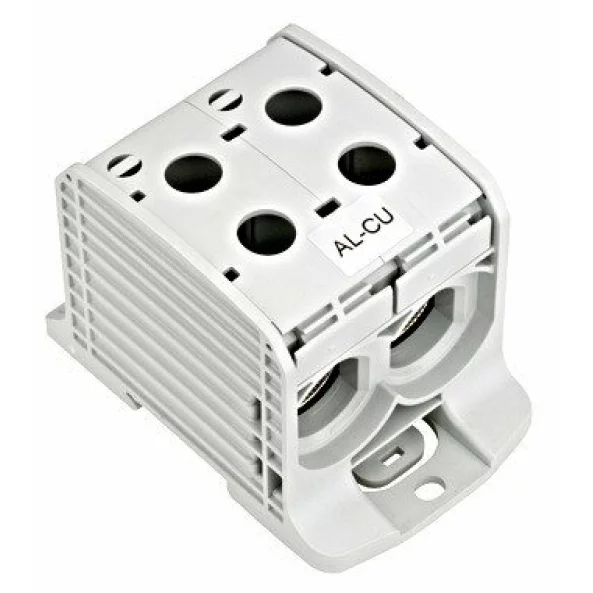 CLEMA DUBLA AL-CU 1POL GRI 185MMP / 150MMP CU PIN