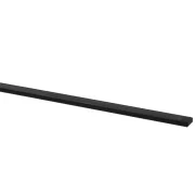 PROFIL ALUMINIU APLICAT COMPLET PENTRU BANDA LED (MAX.12MM) NEGRU 2METRI