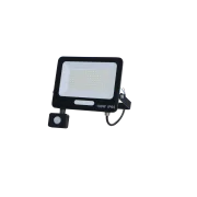 PROIECTOR LED CU SENZOR HEDA 100W 10000LM 6000K IP65 NEGRU