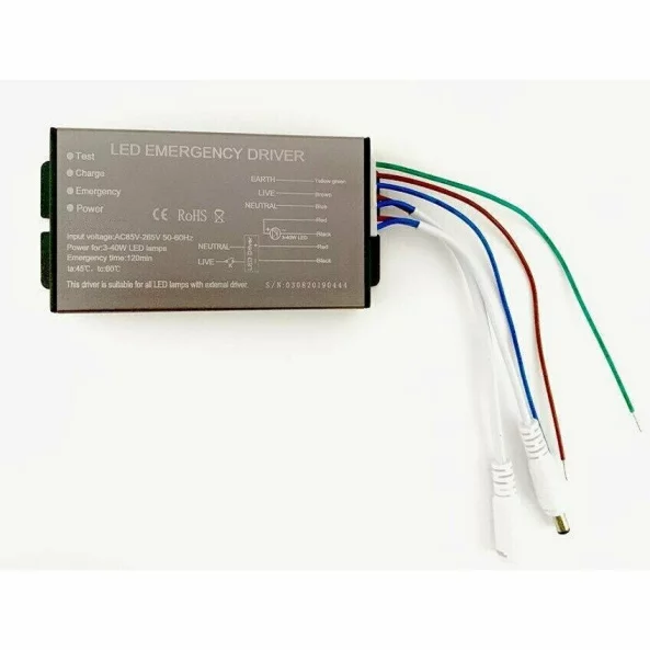 Kit emergenta 3 ore IP65 3-40W 40W-60W ST00537