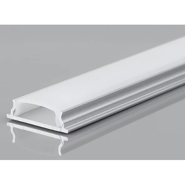 PROFIL APLICAT FLEXIBIL DIN AL. CU DISPERSOR 2000X18X5 90G PLUS 145-70904