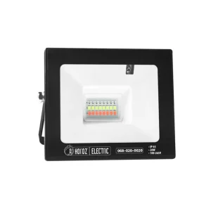 PROIECTOR LED 20W NEGRU RGB 100-265V 068-020-0020