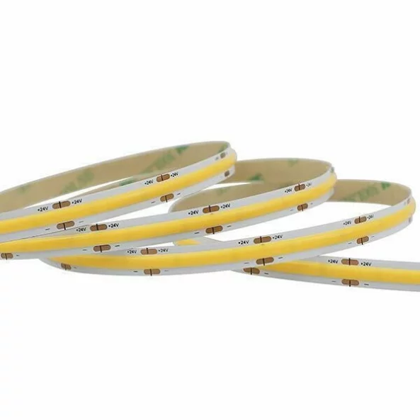 BANDA LED COB 5M 12W/M 24V 3000K 480L/M IP44 PRO