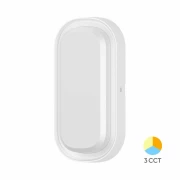 PLAFONIERA LED 12W 3in1 D:206MM IP65 ALB BULKHEAD ELP BR-BC18-00280