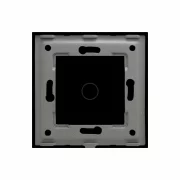 PANEL ACTIONARE SIMPLU 86X86MM NEGRU GP001B