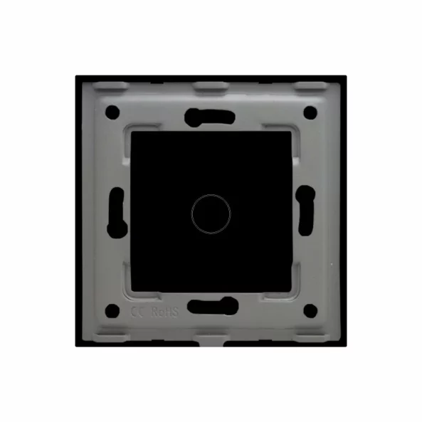 PANEL ACTIONARE SIMPLU 86X86MM NEGRU GP001B