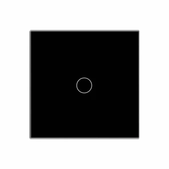PANEL ACTIONARE SIMPLU 86X86MM NEGRU GP001B