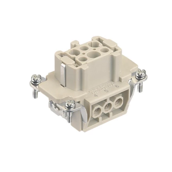CONECTOR MAMA 6 PINI + PE 16A HAN E 06 09330062701