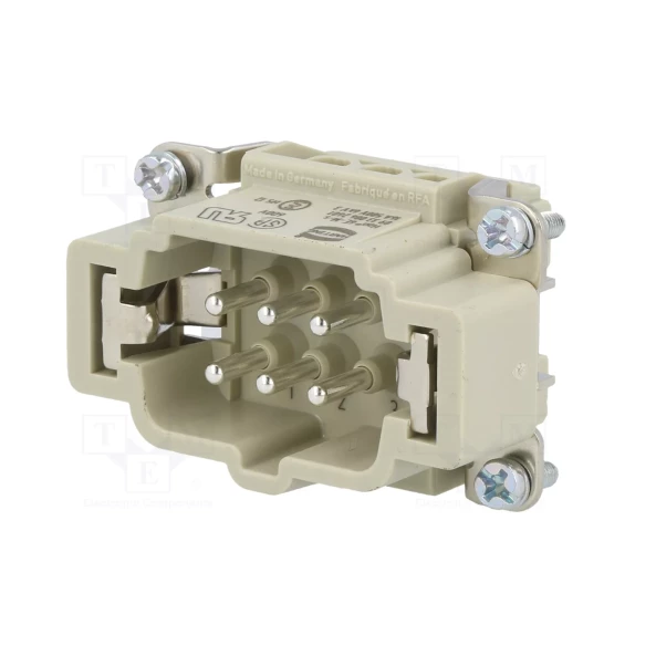 CONECTOR TATA 6 PINI + PE 16A HAN E 06 09330062601