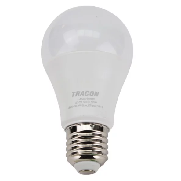 BEC LED ECHIPAT CU LED SAMSUNG 230V 50HZ 10W 4000K E27 990 LM 200* A60 LAS6010NW