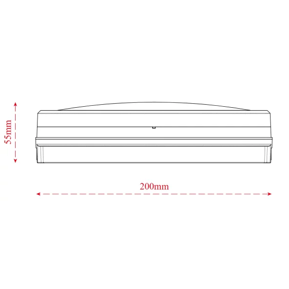 CORP ILUMINAT PT. TAVAN TEMP. DE CULOARE REGL. CU DETECTOR DE MISCARE 230V 50HZ 20W 2000LM 3000K/4000K/6500K IP65 D=200MM MFKS20CCT
