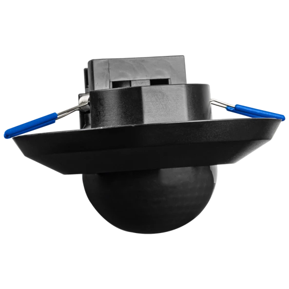 SENZOR DE PREZENTA NEGRU 230V 360? 1-20 M 10 S-30 MIN 3-2000LUX IP44 PRS47BL