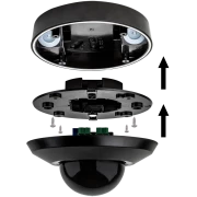 SENZOR DE PREZENTA NEGRU 230V 360? 1-20 M 10 S-30 MIN 3-2000LUX IP44 PRS47BL
