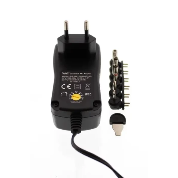 ALIMENTATOR UNIVERSAL IN COMUTATIE 1500MA 6 MUFE PSUP-SMP-1500MA/6T/2-WL