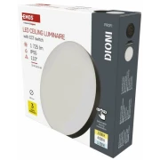 APLICA LED DIONI NEGRU 15W CCT IP55 1725LM IP55 EMOS ZM7153