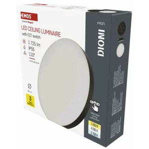 APLICA LED DIONI NEGRU 15W CCT IP55 1725LM IP55 EMOS ZM7153