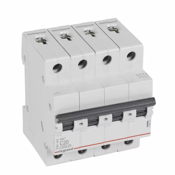 Siguranta automata 4P 20A C 6000A 419918 Legrand