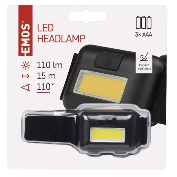 Lanterna de cap 500lm, P3544, Emos