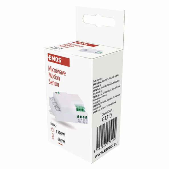 Senzor de miscare alb 360° 1200W IP20, G1210, Emos