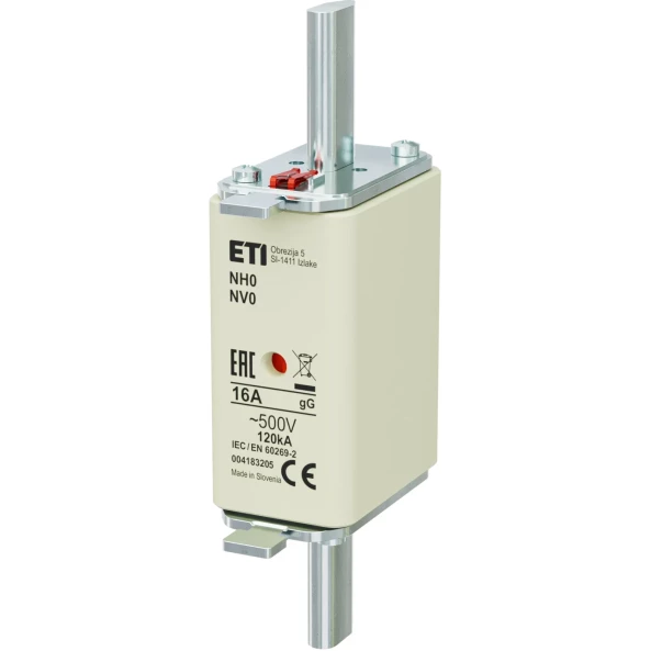 Siguranta MPR NV0 KOMBI 16A 500V GL-GG, 4183205, ETI