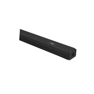 Profil adanc aluminiu aplicat complet pentru banda LED negru 2M