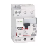 Intrerupator diferential AFDD ARC 1P+N B 10A 10kA 30MA, 415956, Legrand