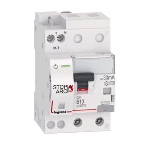 Intrerupator diferential AFDD ARC 1P+N B 10A 10kA 30MA, 415956, Legrand
