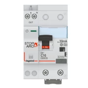 Intrerupator diferential AFDD ARC 1P+N C 16A 10kA 30MA, 415967, Legrand