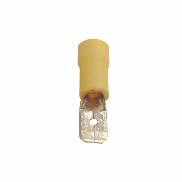 Papuci izolati auto tata galben 6mm 100buc, 01-467