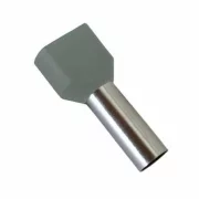 Pini dubli pentru cablu gri 2x2.5mm 100buc, 01-440/2