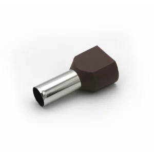 Pini dubli pentru cablu maro 2x16mm 100buc, 01-444/2