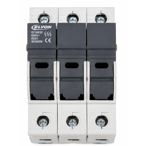 Soclu siguranta cilindrica 22X58mm 3x125A 690V, 15757
