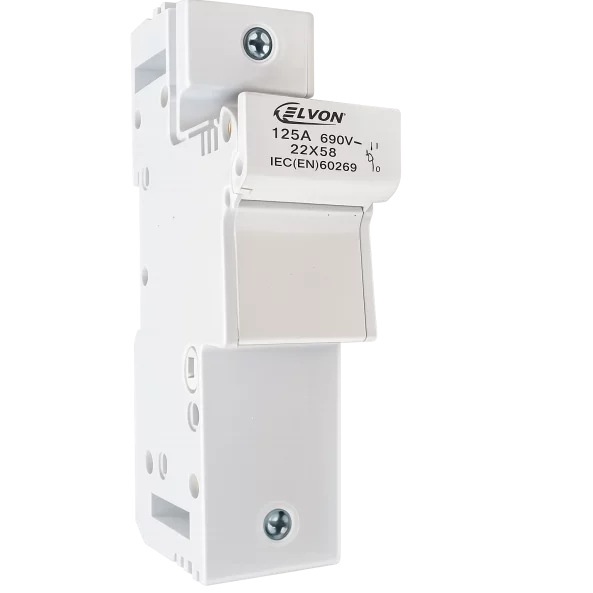 Soclu siguranta cilindrica 22X58mm 1X125A 690V, 15753