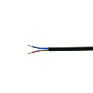 Cablu flexibil plat negru MYYUP / H03VVH2-F 2X0.75