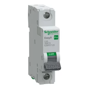 Siguranta automata 1P 25A C 6kA MCB, EZ9F57125, Schneider