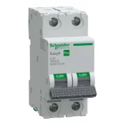 Siguranta automata 2P 16A C 6kA MCB, EZ9F57216, Schneider