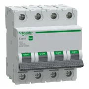 Siguranta automata 4P 50A C 6kA MCB, EZ9F57450, Schneider